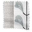 Arlo Modern Grey & Chatsworth Mineral Curtains サンプルの写真