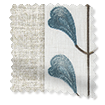 Arlo Oatmeal & Chatsworth Cornflower Curtains サンプルの写真