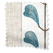 Bijou Linen Oatmeal & Chatsworth Cornflower 見本の写真