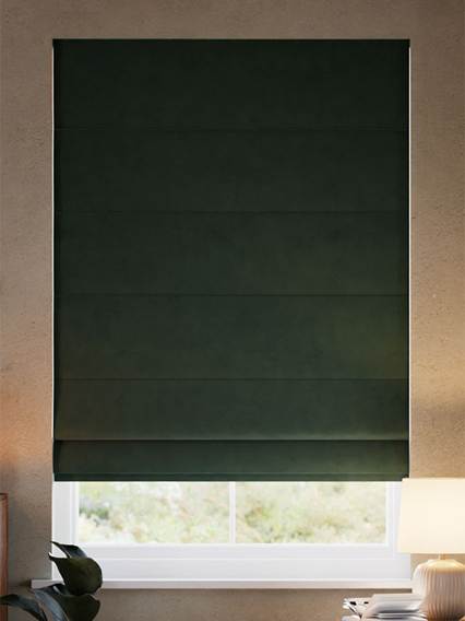 Cambridge Velvet Emerald ローマンシェード サムネイル写真