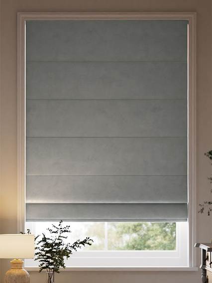 Cambridge Velvet Gainsboro Grey ローマンシェード サムネイル写真