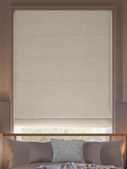 Cambridge Velvet Natural ローマンシェード サムネイル写真
