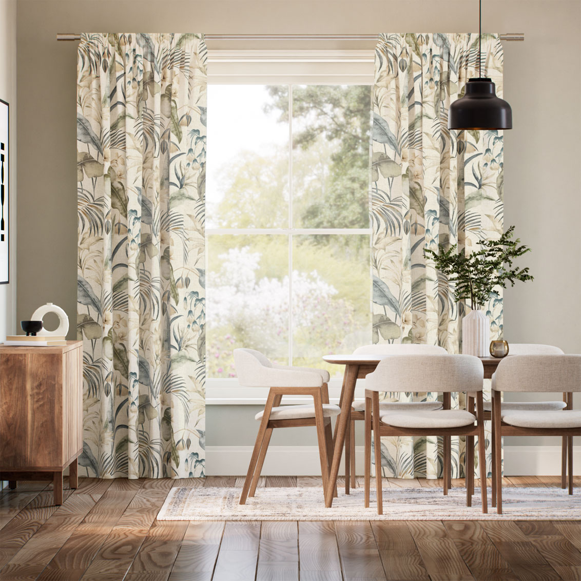 Cedella Sepia Curtains
