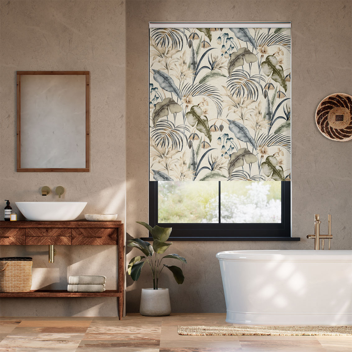 Cedella Sepia Roller Blind