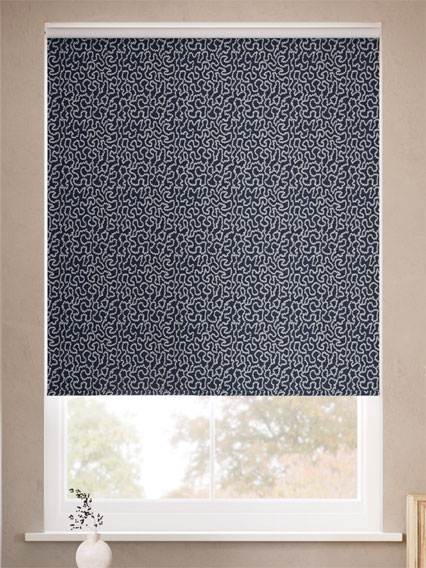 Choices Carina Jacquard Navy ロールスクリーン サムネイル写真