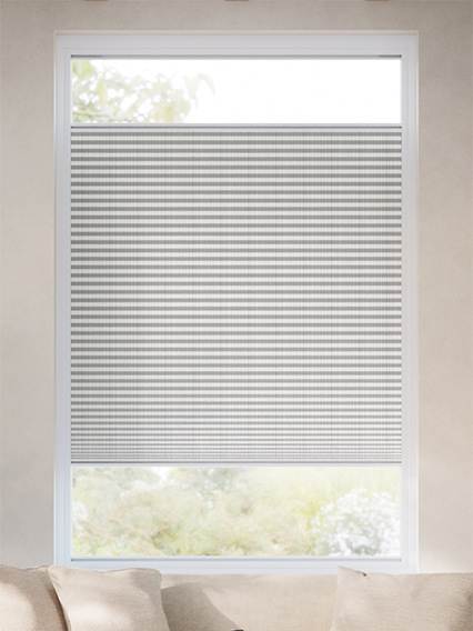 DuoShade Strie Soft Grey Stick2Fit Pleated サムネイル写真