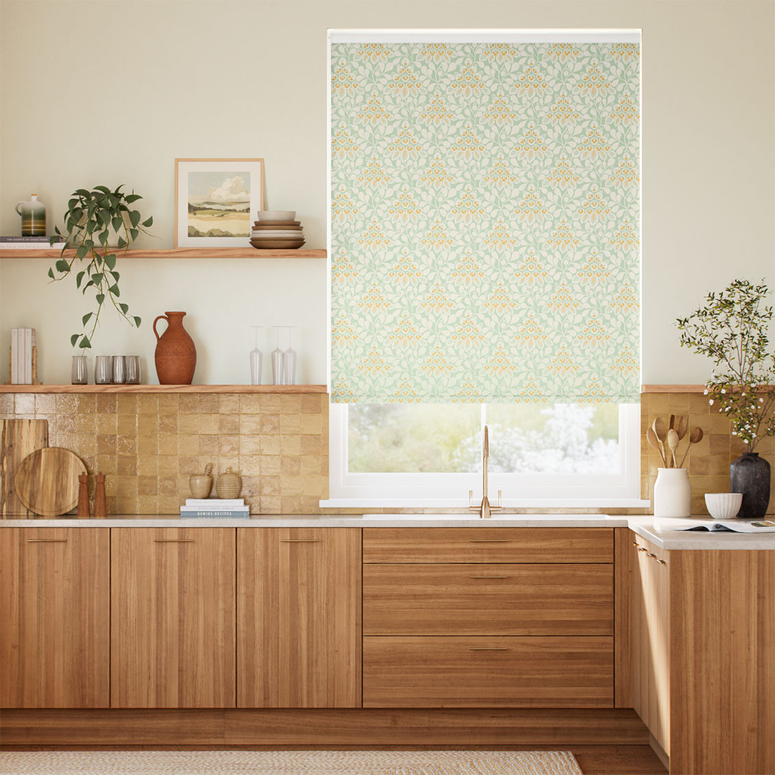 ３エルサ　セージ Roller Blind