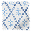２Floral Trellis Blue Roman Blind サンプルの写真