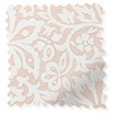 ２Flower Block Blush Roman Blind サンプルの写真