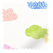 Happy Clouds Blackout Summer Brights 見本の写真