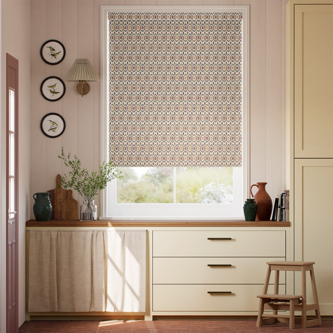 ２Inca Spot Neutral & Mineral Roller Blind