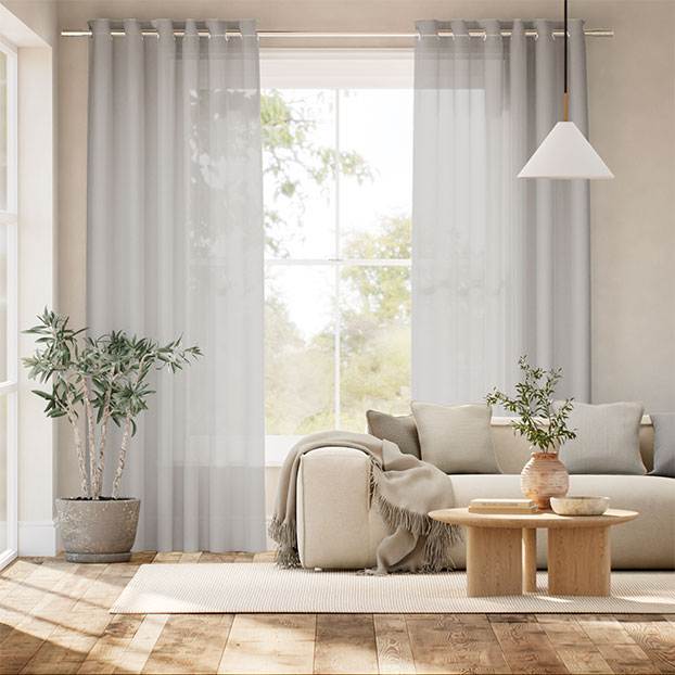 Juno Voile Cloud Grey カーテン サムネイル写真