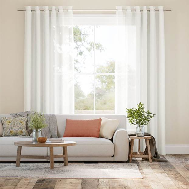 Juno Voile Warm White カーテン サムネイル写真