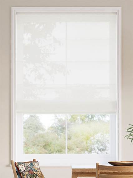 Juno Voile Warm White ローマンシェード サムネイル写真