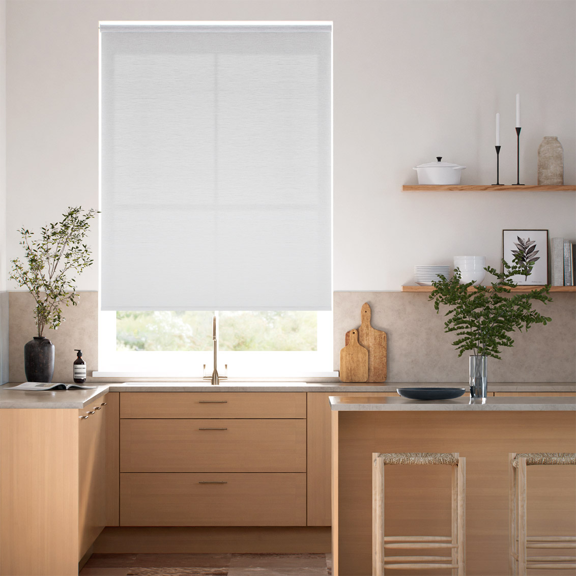 Kaia Silver Roller Blind