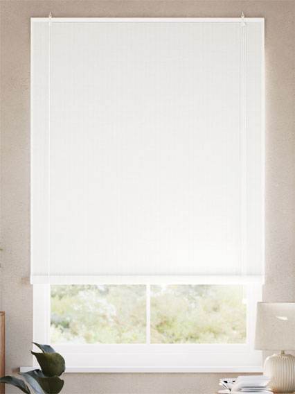 ＜テストロールアップ＞Lima Alabaster & Bone Roll Up Woven Wood サムネイル写真