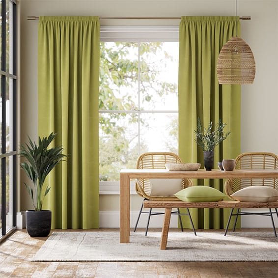 Paleo Linen Golden Apple  Curtains