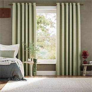 Paleo Linen Pastel Green カーテン サムネイル写真