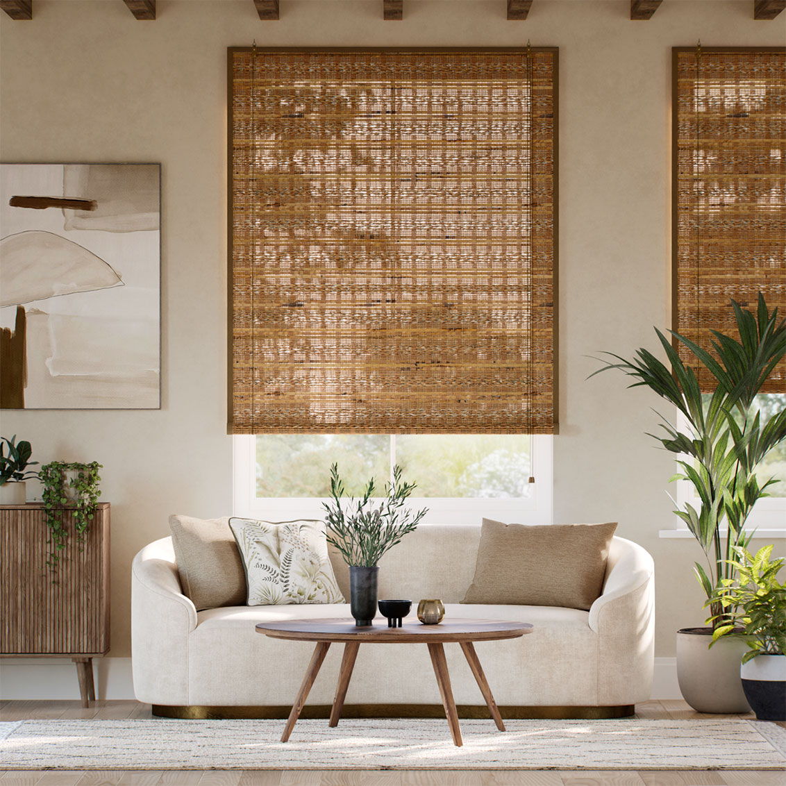 Rosario Chestnut & Demerara Roll Up Blind