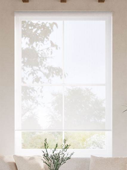 Soft Raise Atlas Cloud White ロールスクリーン サムネイル写真
