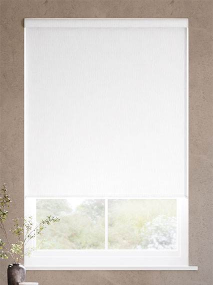 Soft Raise Static Blackout White ロールスクリーン サムネイル写真