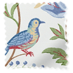 ２Songbird Blue & Red Roman Blind サンプルの写真