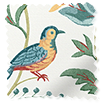 ２Songbird Teal & Spice Roller Blind サンプルの写真