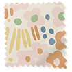 1−２Spring Meadow Tangerine Roman Blind サンプルの写真