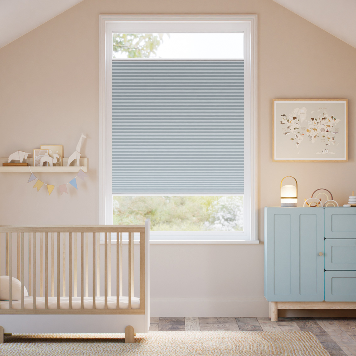 Stick2Go DuoShade Blue Haze  Stick2Fit Pleated
