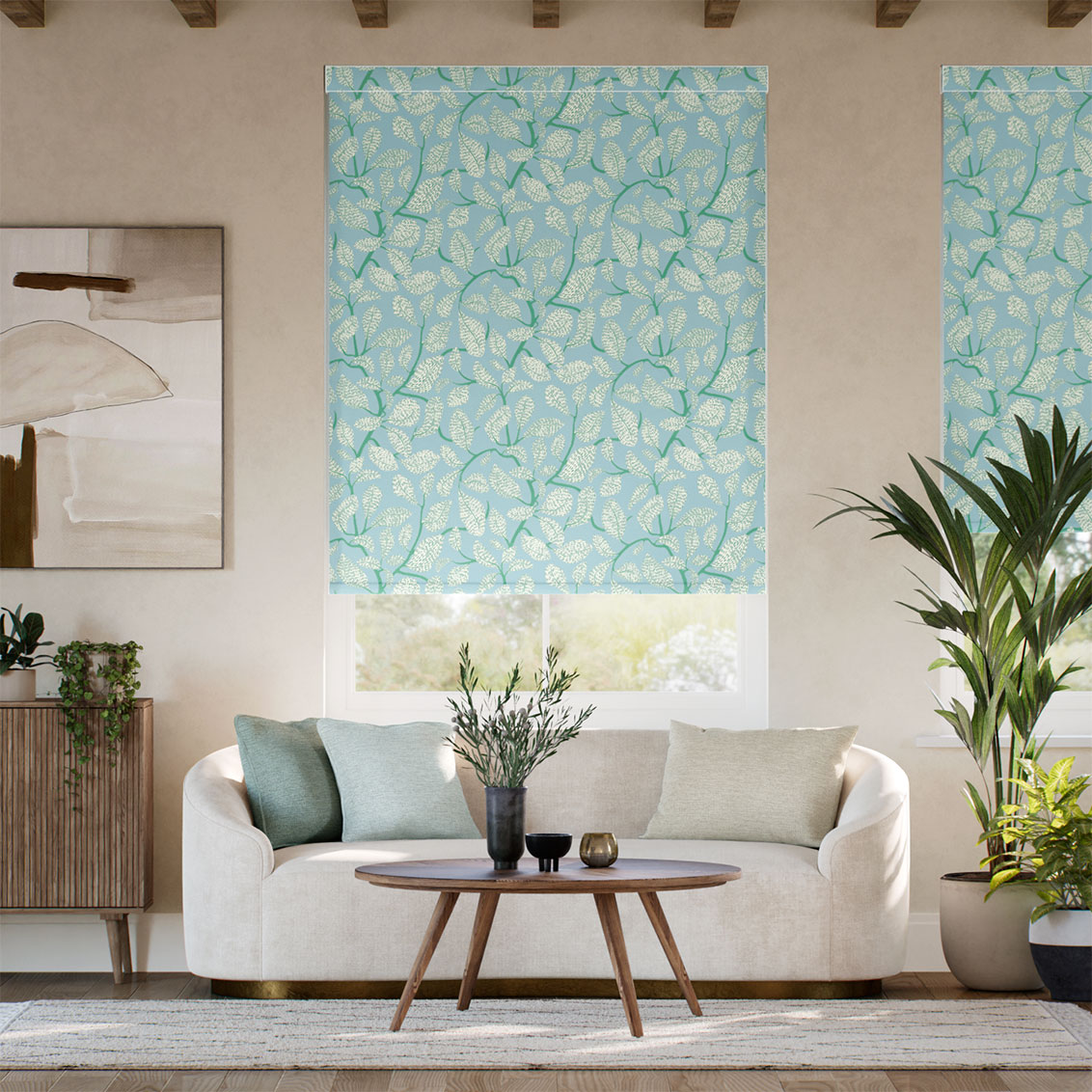 ２Sweet Bay Sky Roller Blind