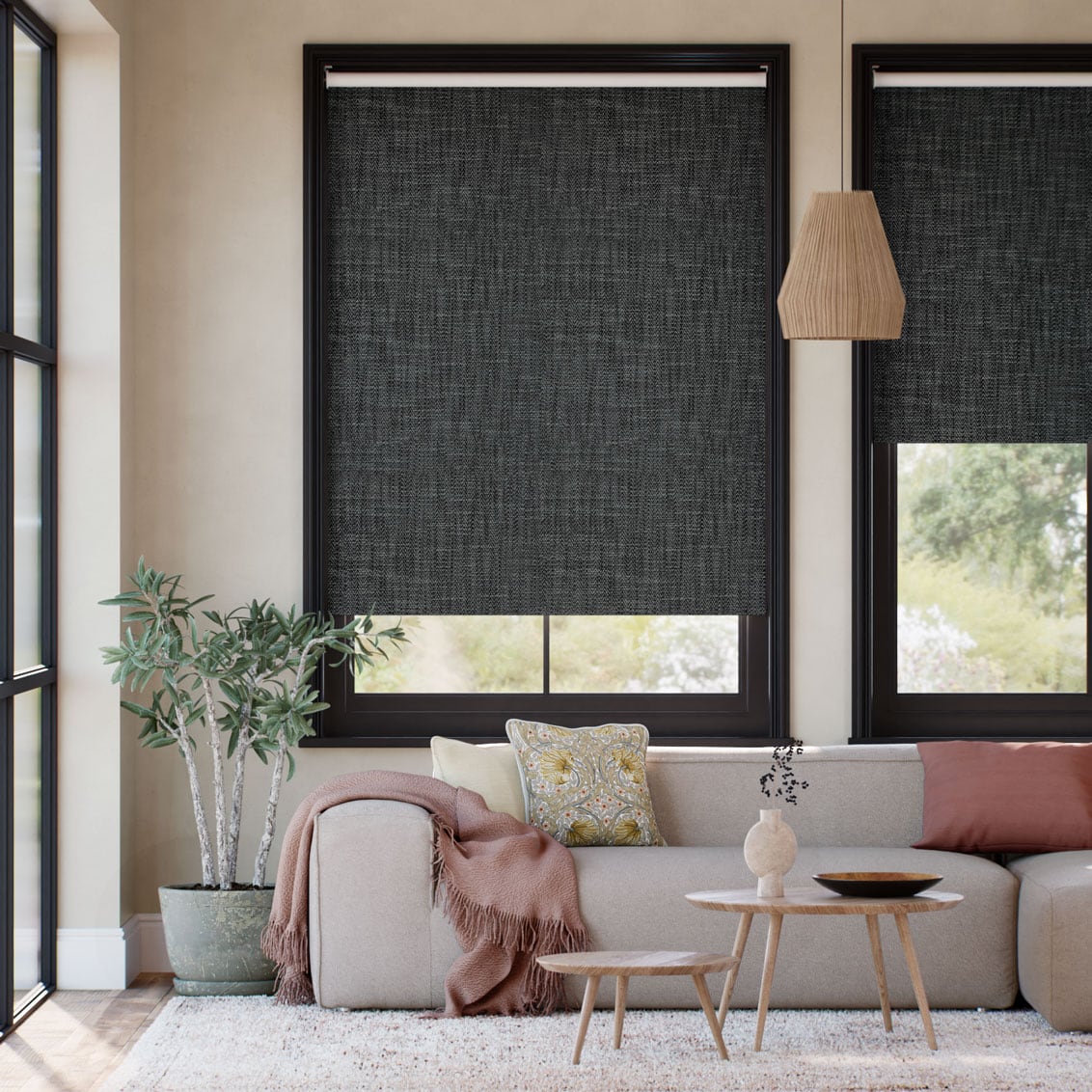 Twist2Go Sydney Midnight Roller Blind